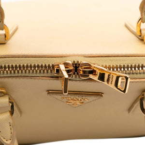 Prada Promenade Medium Yellow Saffiano Lux