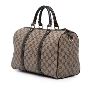 Gucci Joy Boston Bag Brown GG Supreme Canvas