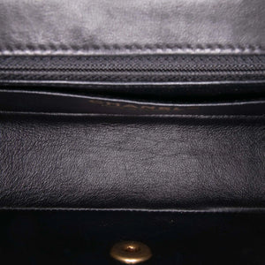 Chanel Classic Single Flap Mini Rectangular Black Chevron Lambskin Gold