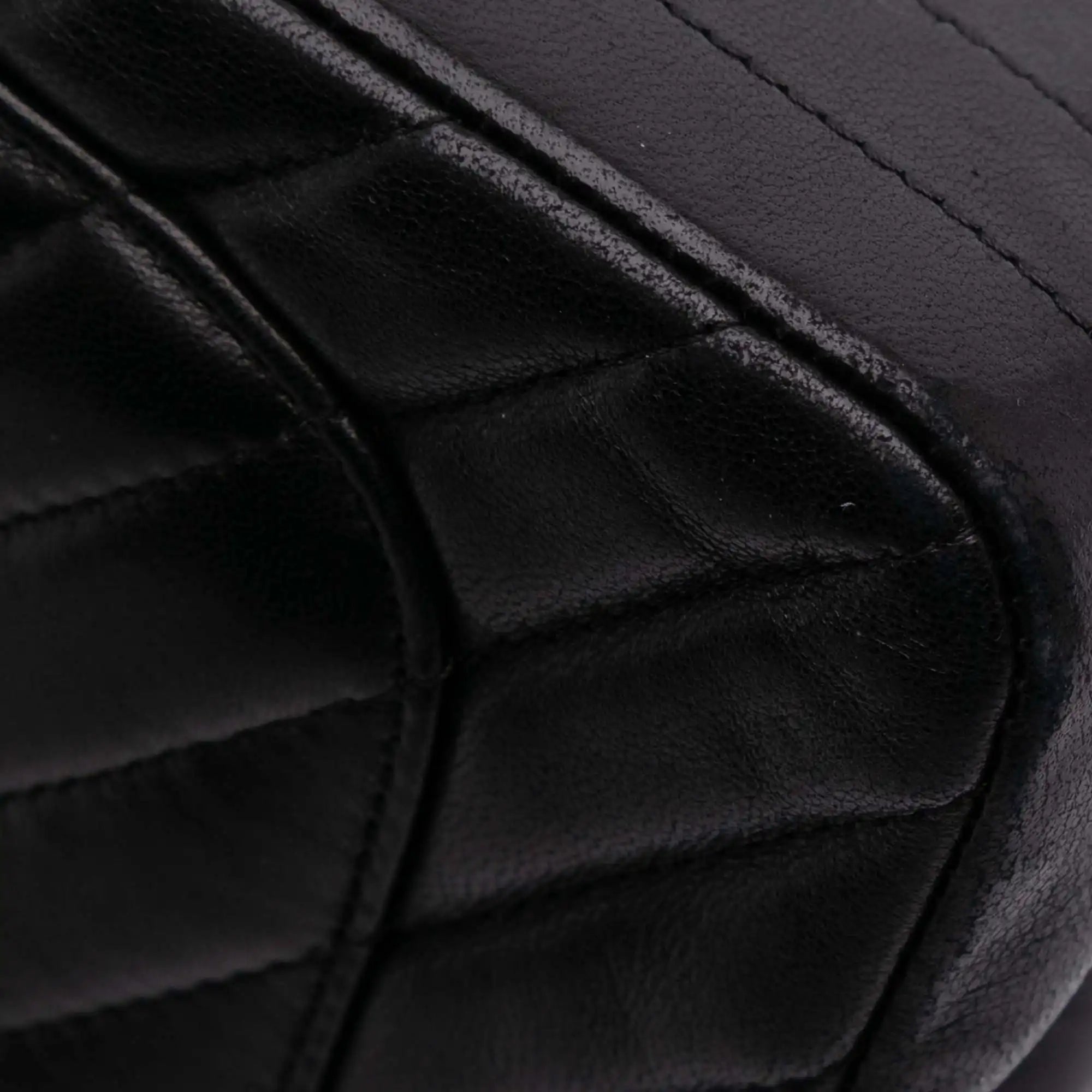 Chanel Classic Single Flap Mini Rectangular Black Chevron Lambskin Gold