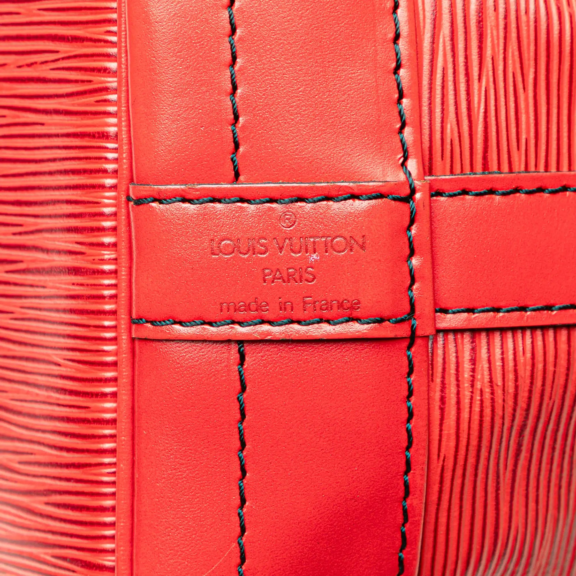 Louis Vuitton Grand Noé Red Epi