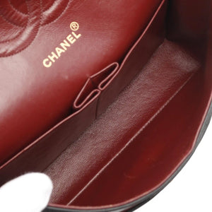 Chanel Classic Double Flap Medium Black Lambskin Gold