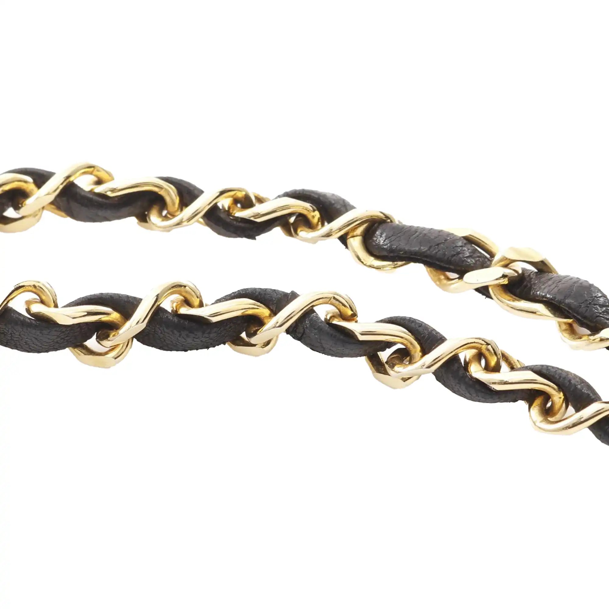 Chanel Classic Double Flap Medium Black Lambskin Gold