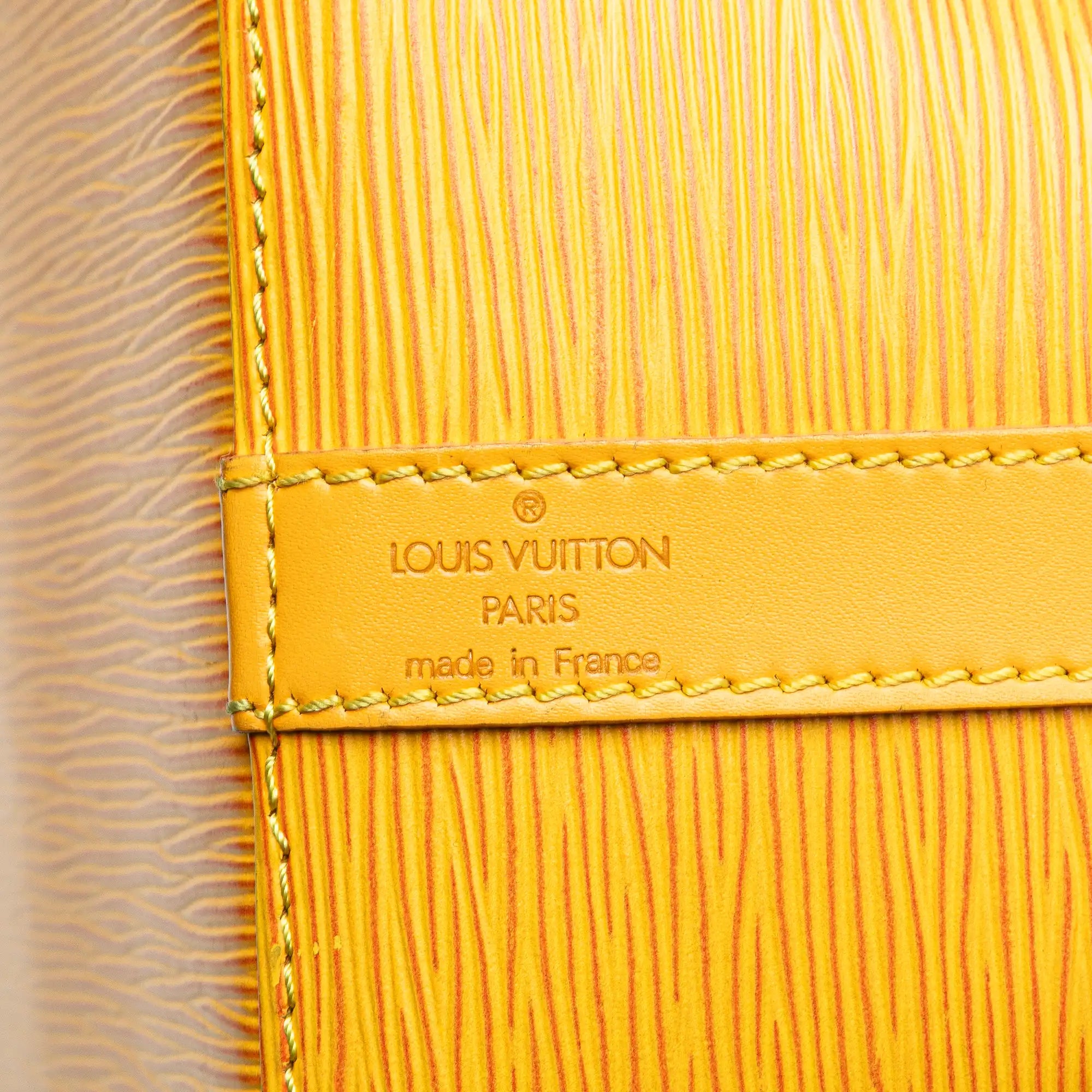 Louis Vuitton Petit Noé Yellow Epi