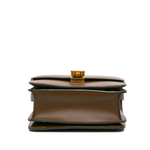Celine Classic Box Small Brown Calfskin