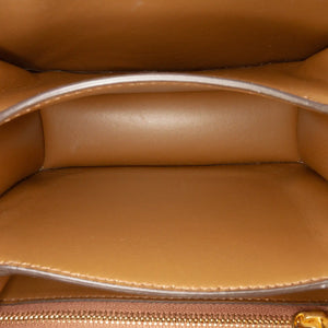Celine Classic Box Small Brown Calfskin