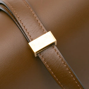 Celine Classic Box Small Brown Calfskin