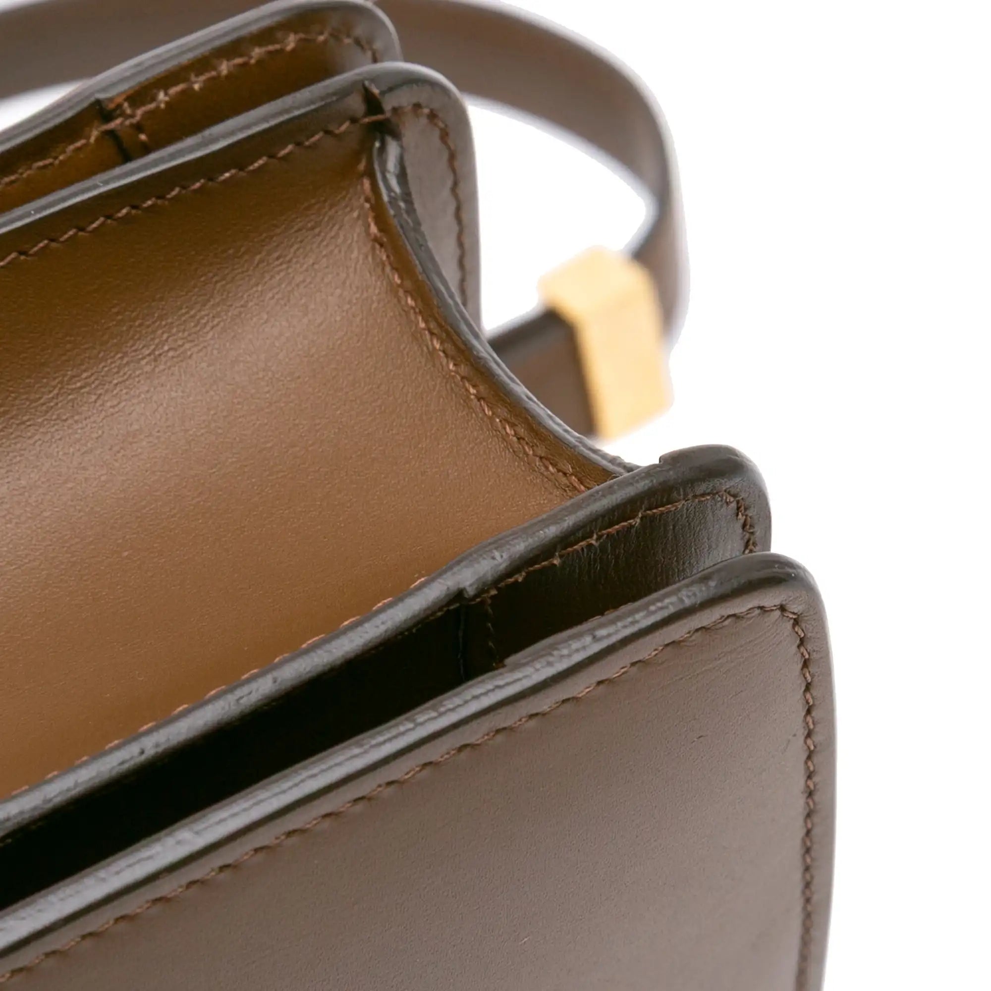 Celine Classic Box Small Brown Calfskin