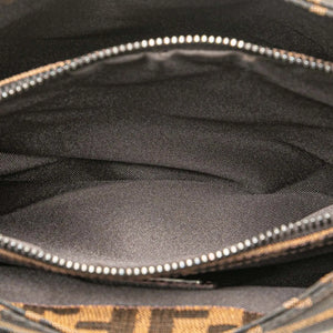 Fendi Shoulder Bag Brown Zucca Canvas
