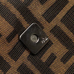 Fendi Shoulder Bag Brown Zucca Canvas