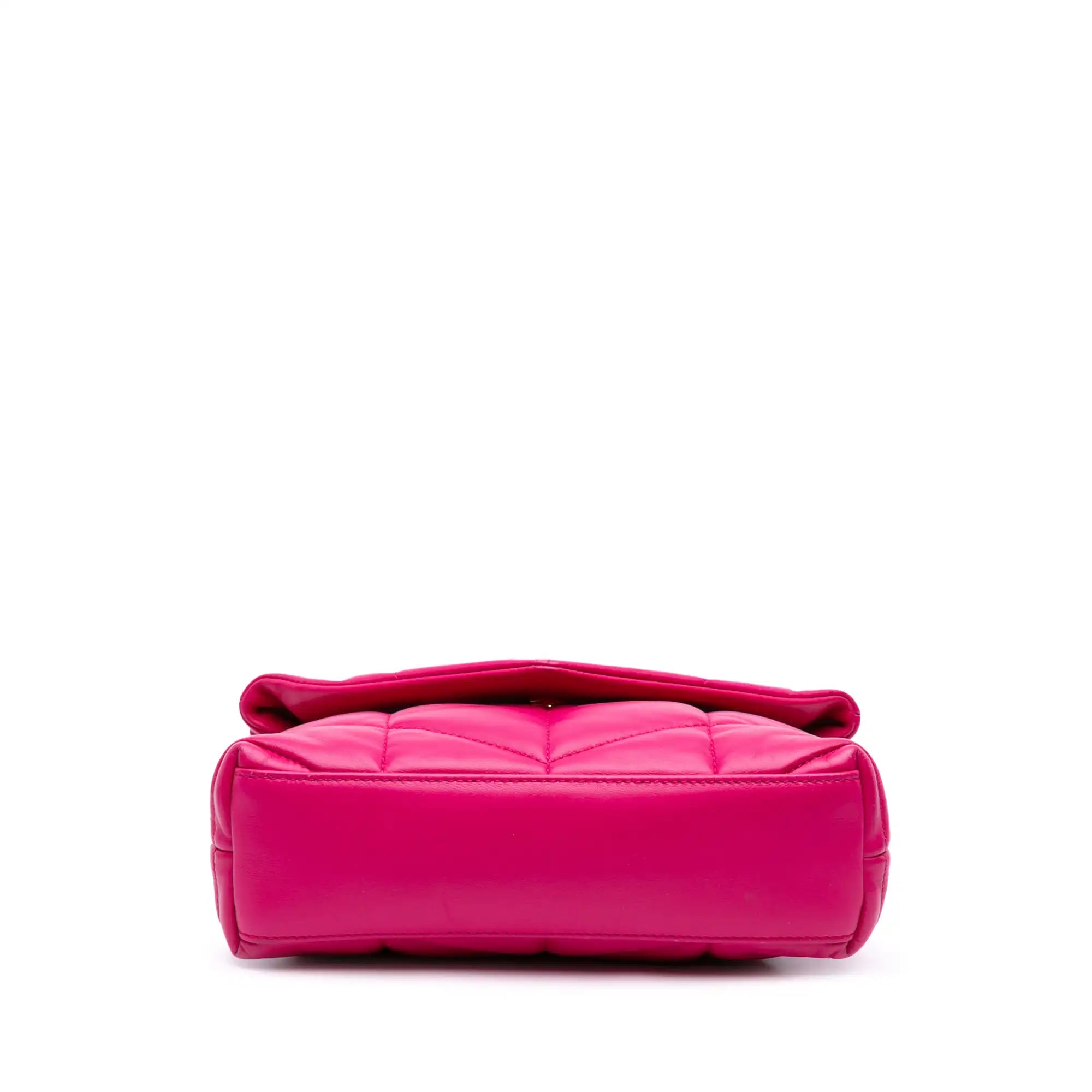 Yves Saint Laurent LouLou Puffer Toy Pink Lambskin