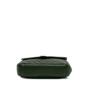 Yves Saint Laurent College Top Handle Bag Medium Green