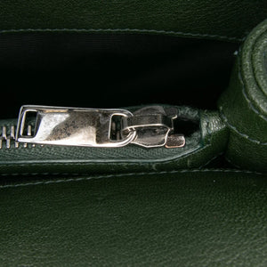Yves Saint Laurent College Top Handle Bag Medium Green
