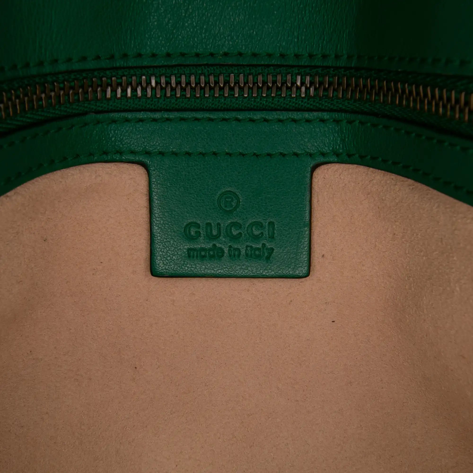 Gucci GG Marmont Medium Green Matelassé