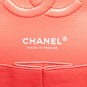 Chanel Classic Double Flap Medium Red Caviar Silver