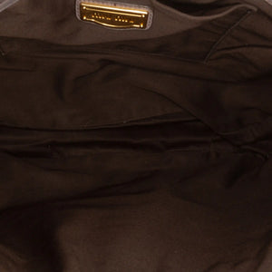 Miu Miu Coffer Gray Nappa Matelasse