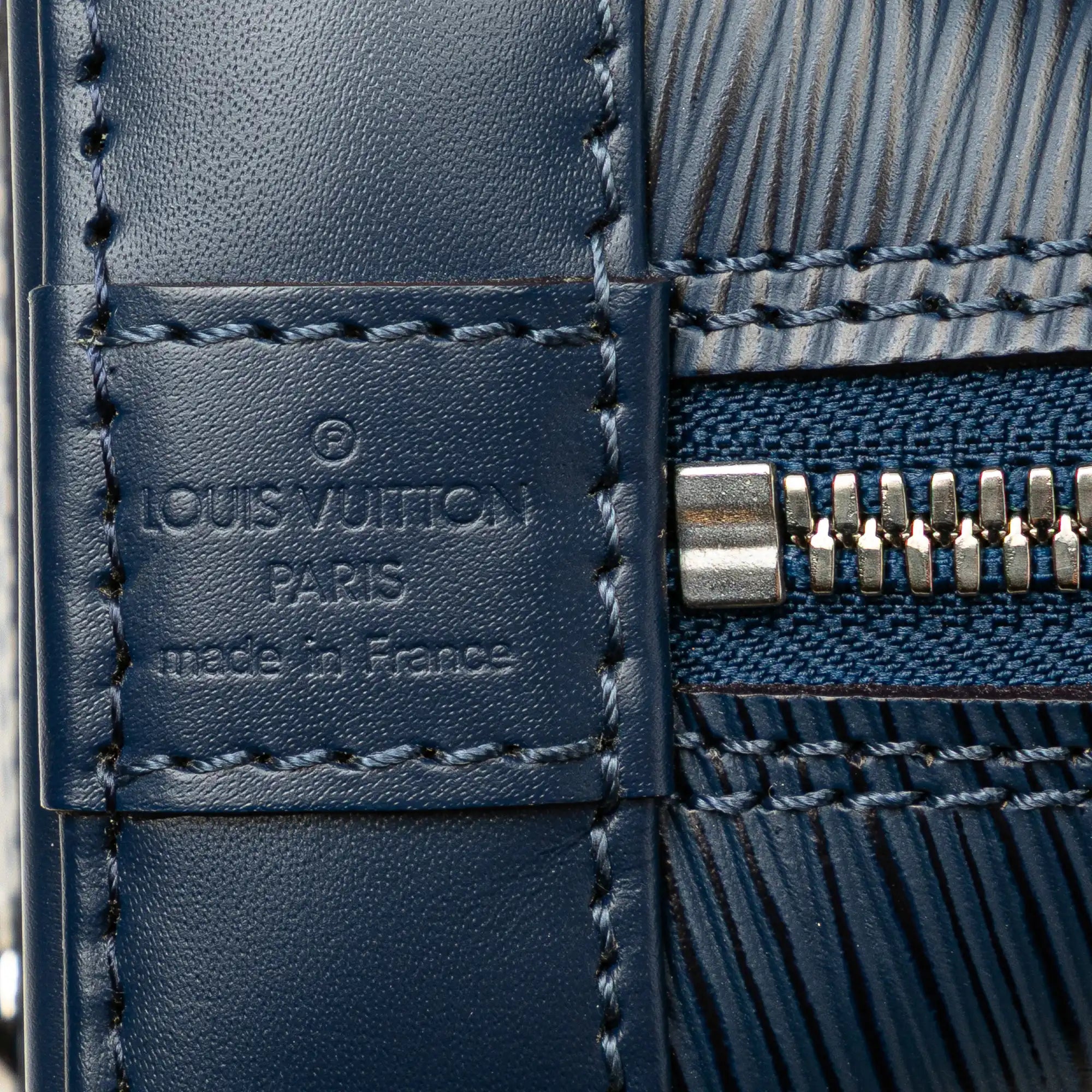 Louis Vuitton Alma BB Blue Epi