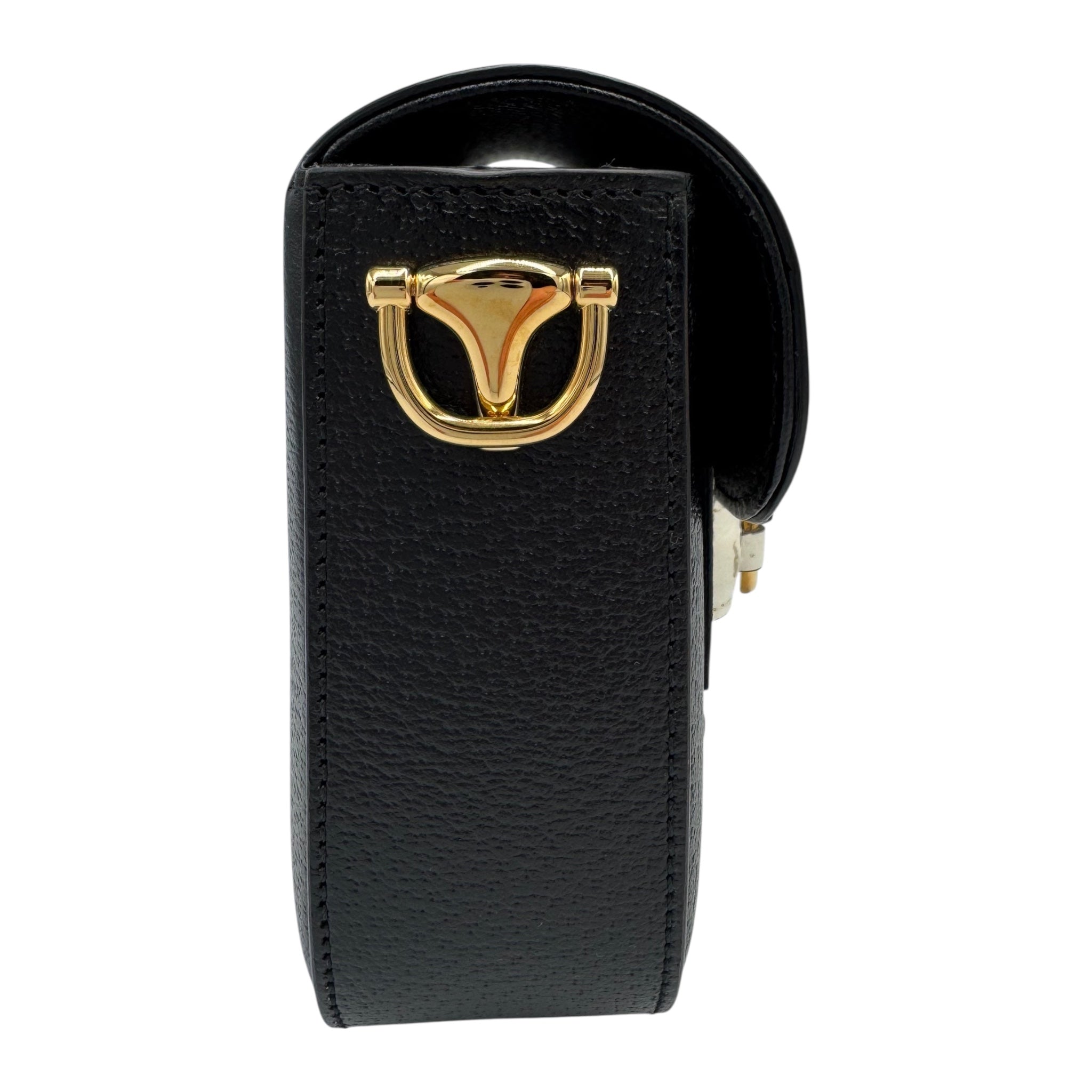 Gucci x Adidas Black Horsebit 1955 Shoulder Bag