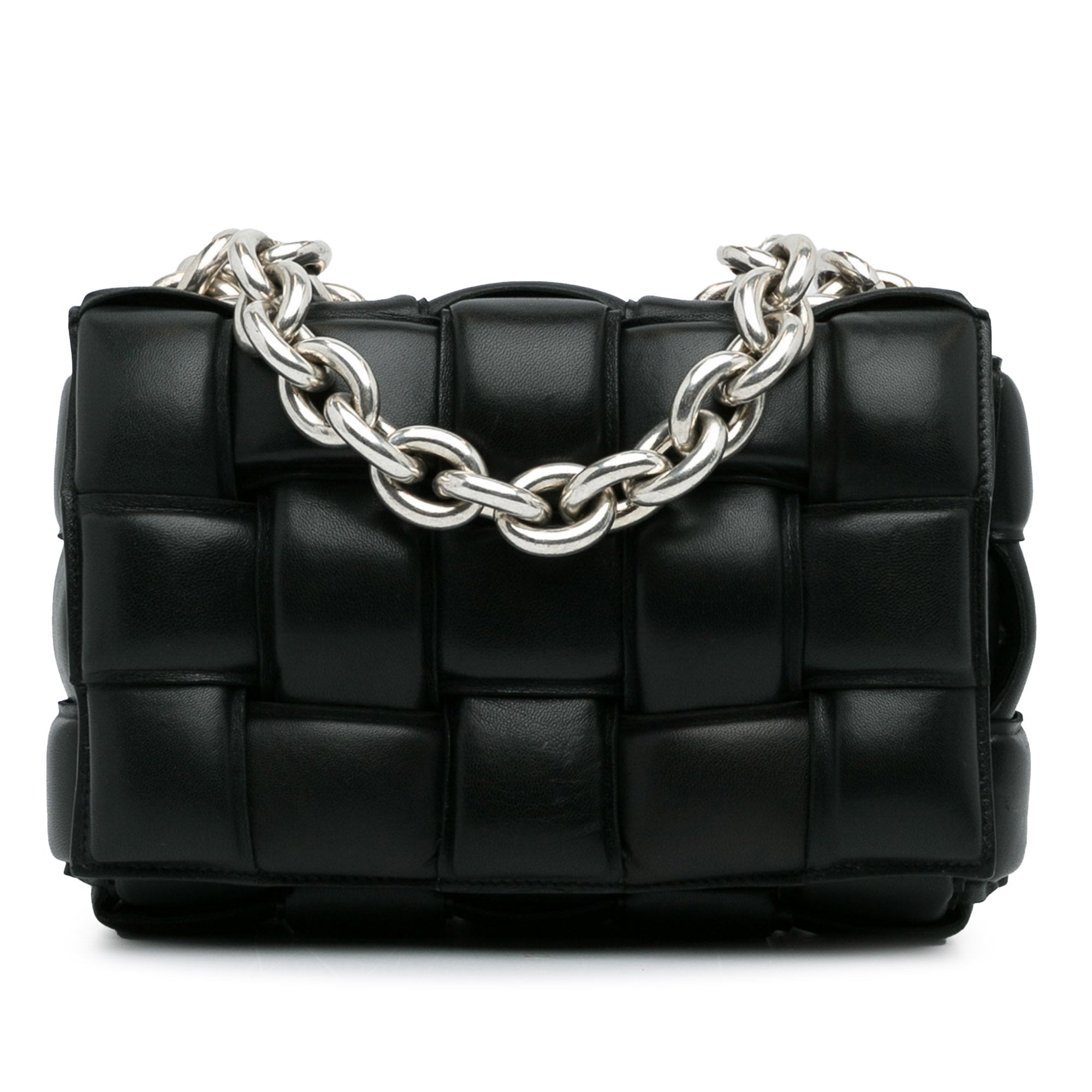 Bottega Veneta Padded Chain Cassette Black 3,100