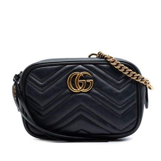 Gucci GG Marmont Mini Black Calfskin