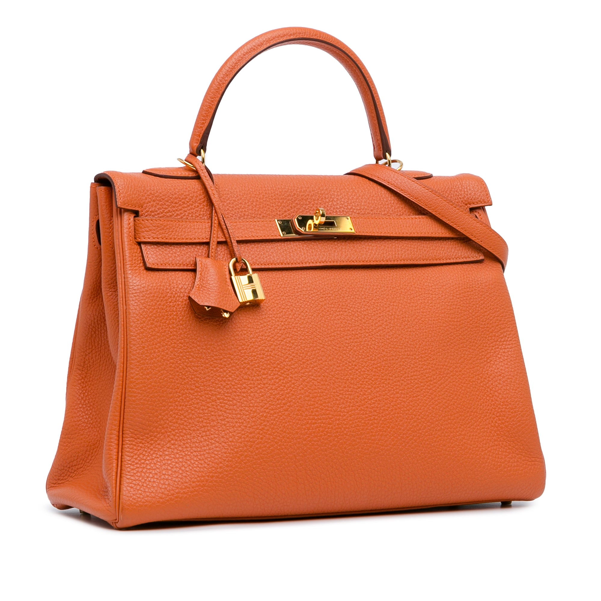 Hermès Kelly 35 Retourne Orange Togo