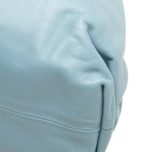 Bottega Veneta The Pouch Clutch Light Blue