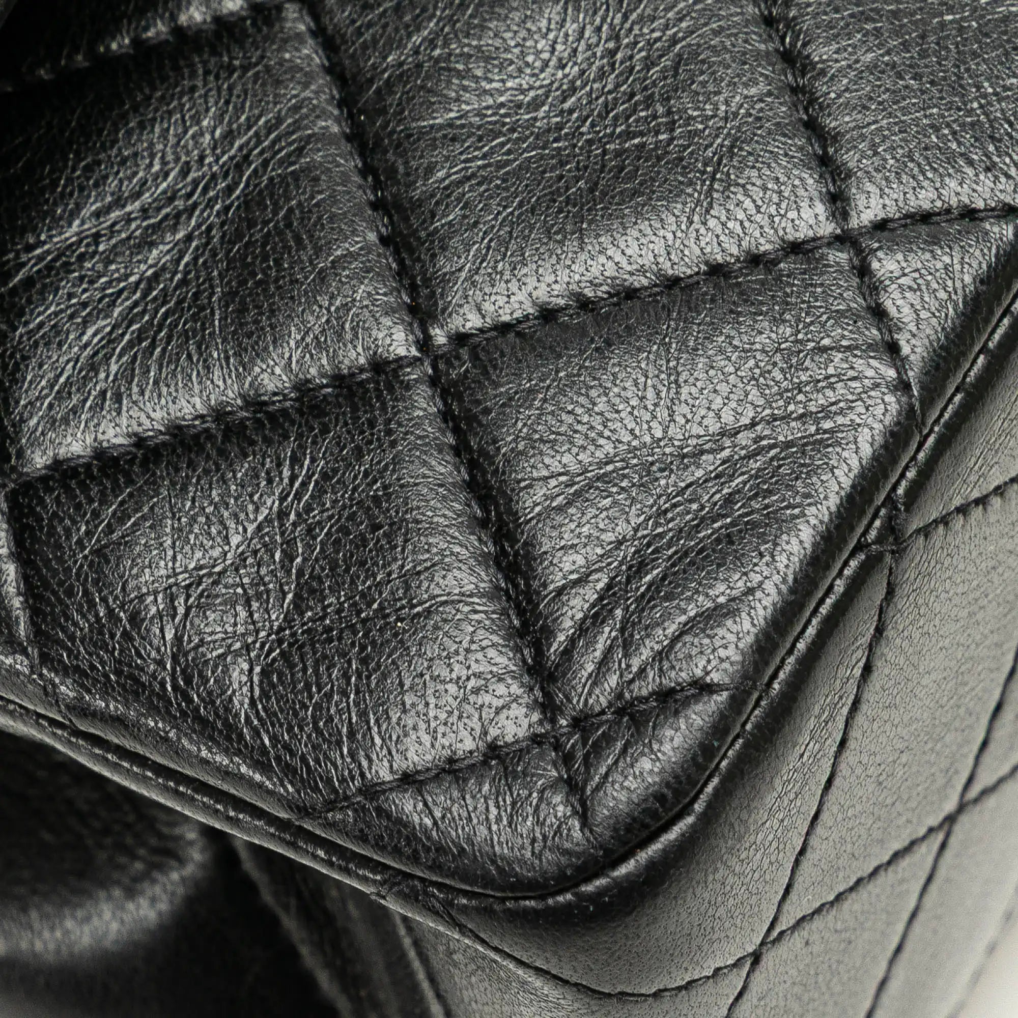 Chanel Classic Double Flap Medium Black Lambskin Gold