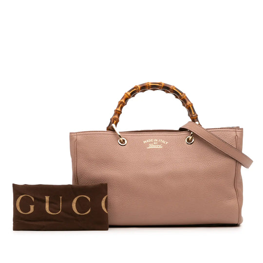 Gucci Bamboo Shopper Medium Pink