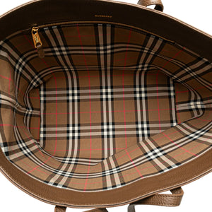 Burberry London Tote Medium Grained Calfskin