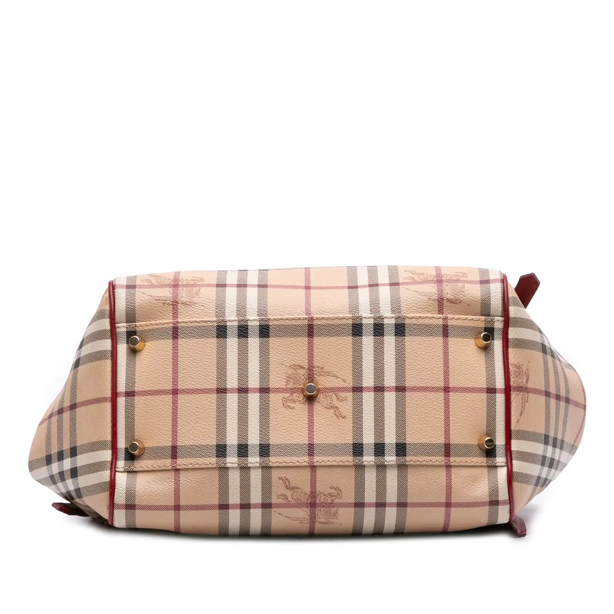 Burberry Haymarket Controlla Canterbury Tote