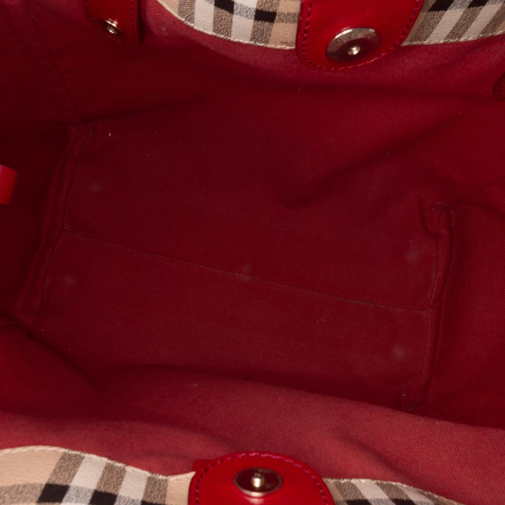 Burberry Haymarket Controlla Canterbury Tote