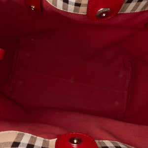 Burberry Haymarket Controlla Canterbury Tote