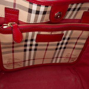 Burberry Haymarket Controlla Canterbury Tote