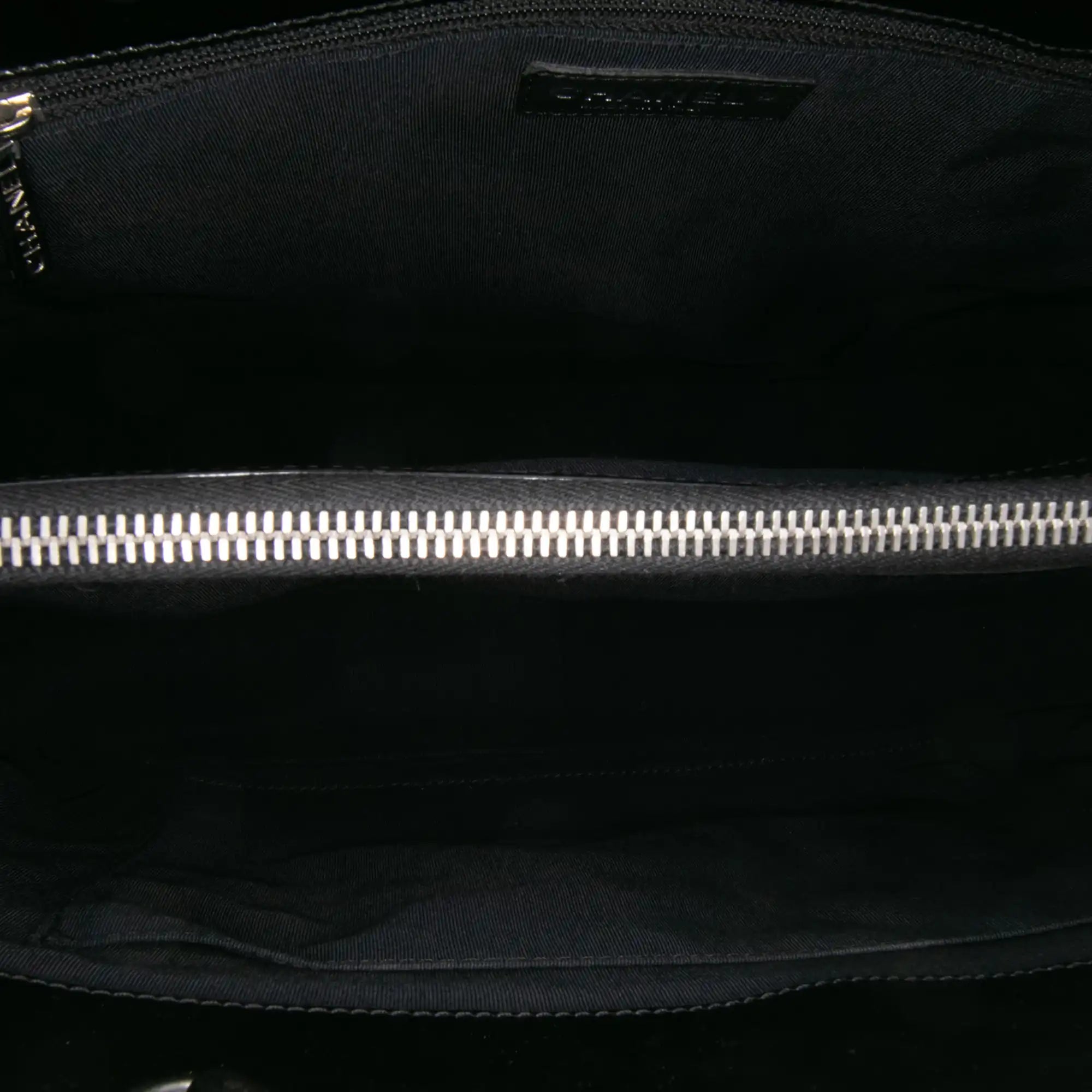 Chanel GST Black Patent Leather