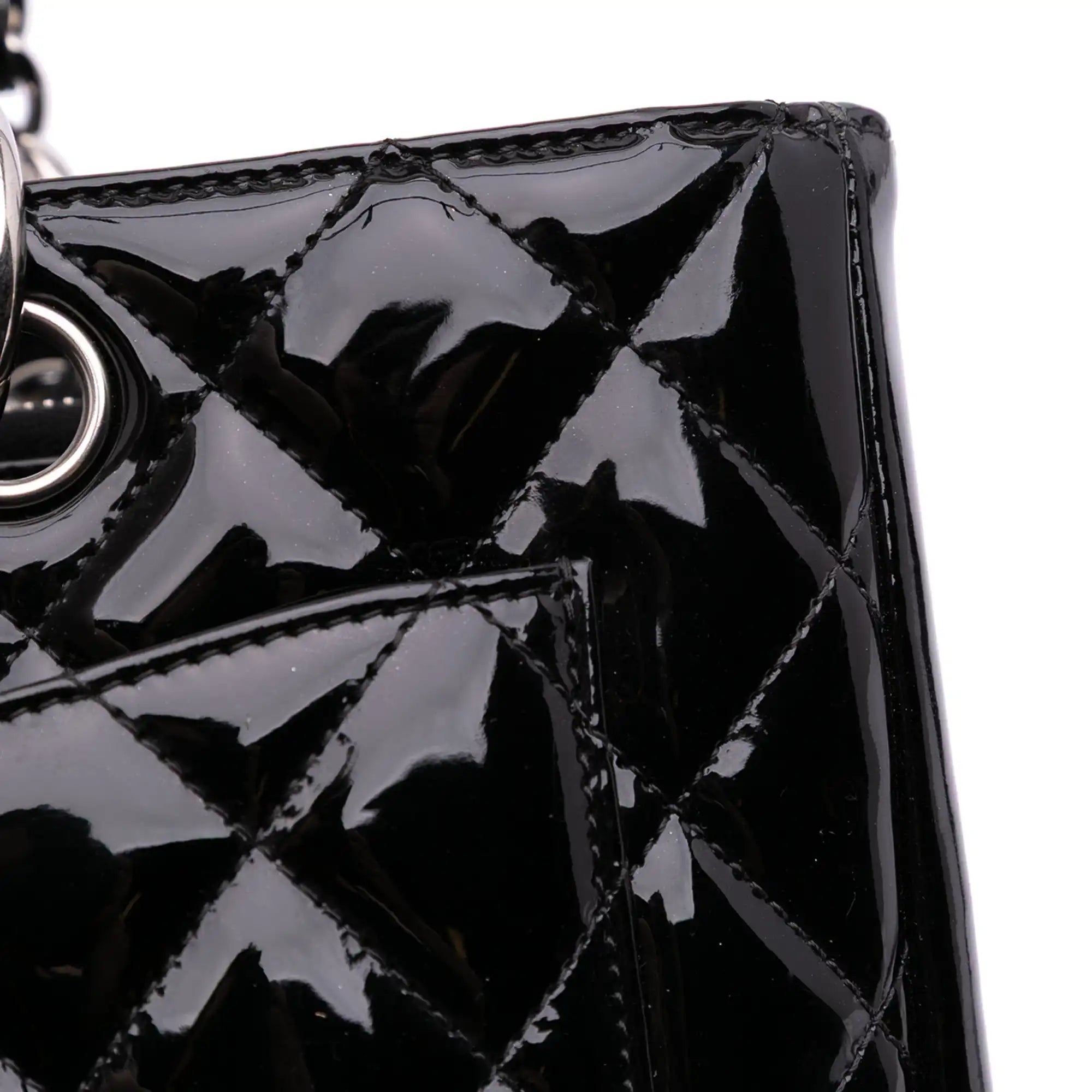 Chanel GST Black Patent Leather