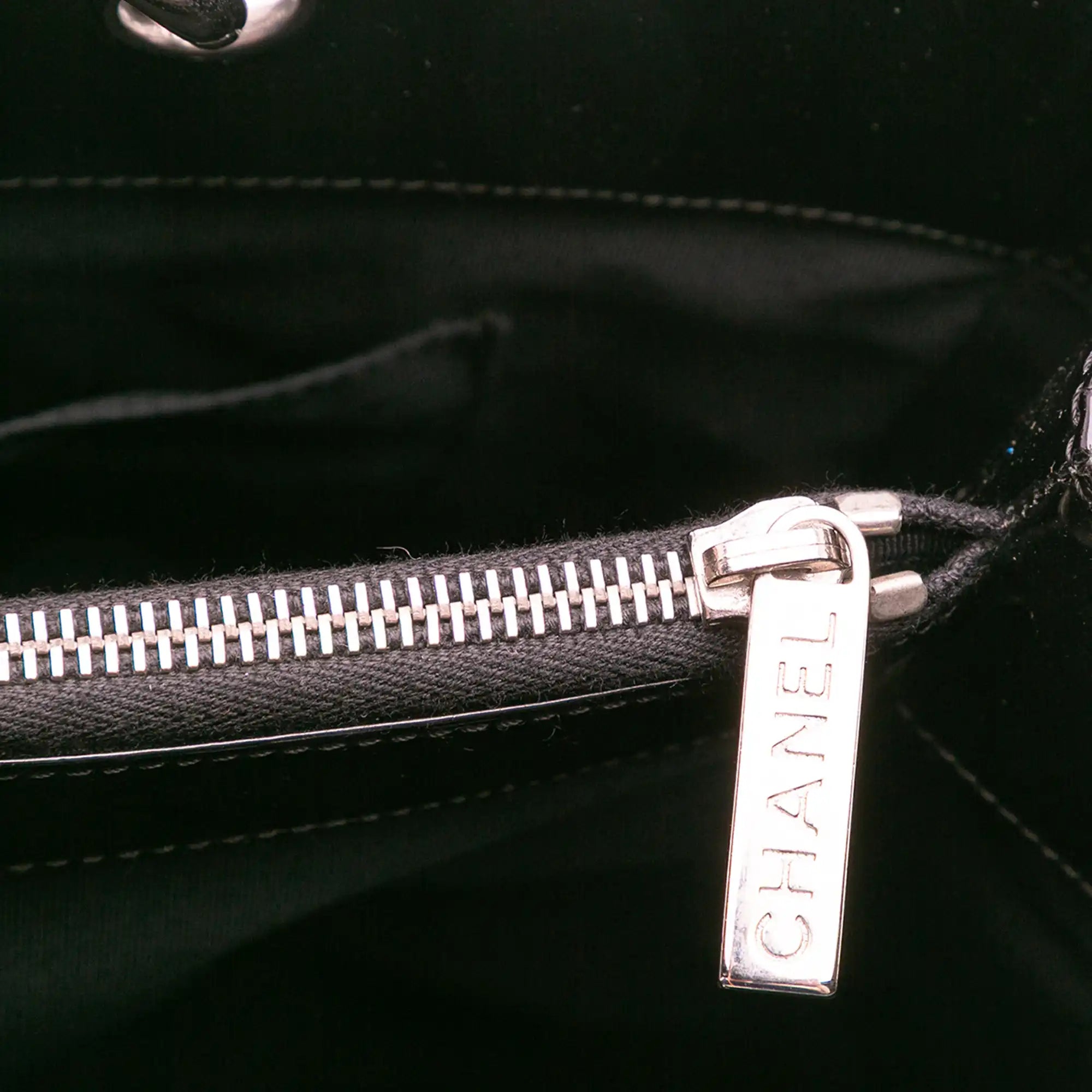 Chanel GST Black Patent Leather