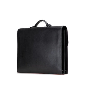 Hermès Sac A Depeches 38 Black Ardennes