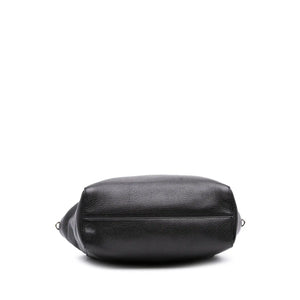 Gucci Swing Convertible Tote Black Leather