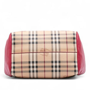 Burberry Canterbury Tote Small Haymarket Check Canvas