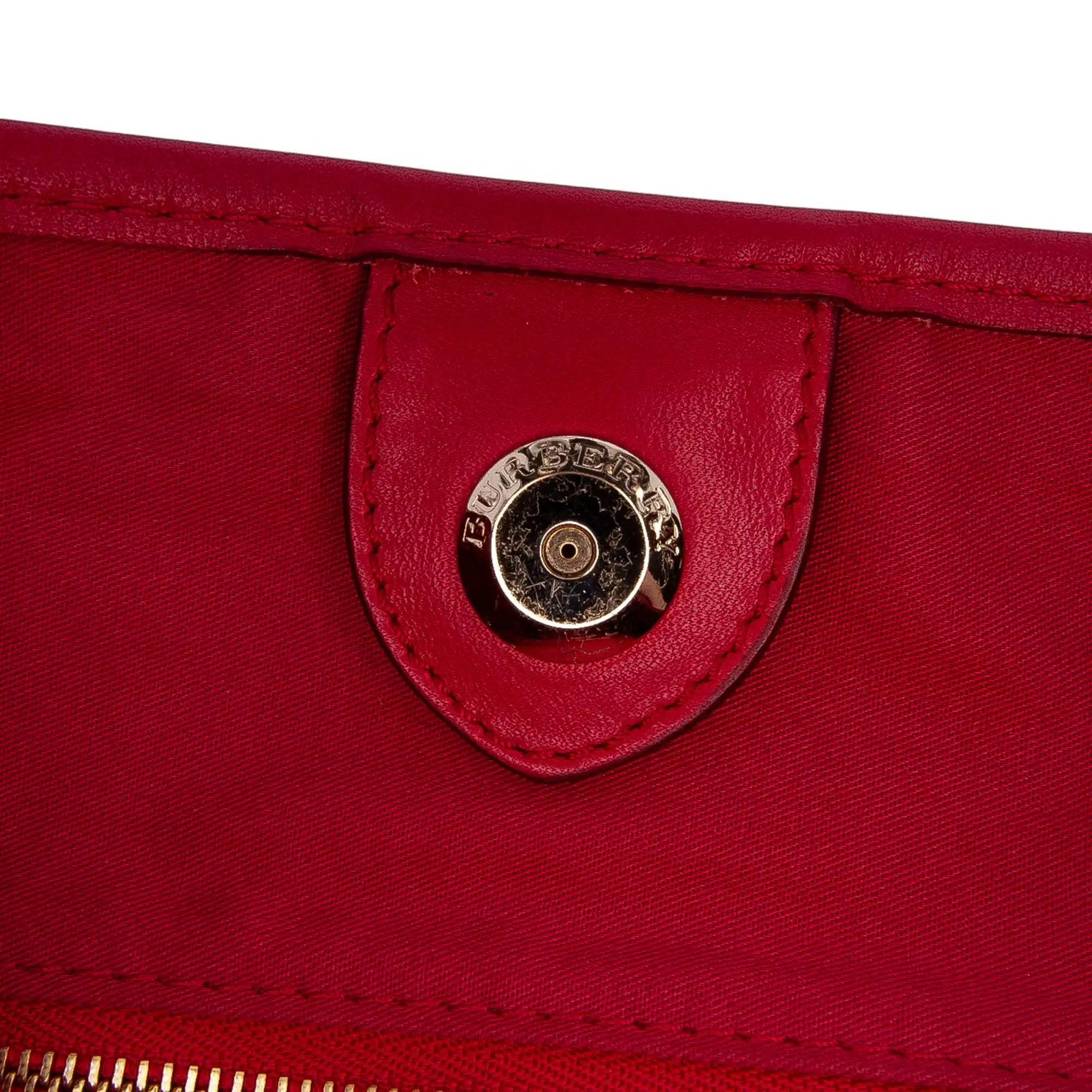 Burberry Canterbury Tote Small Haymarket Check Canvas