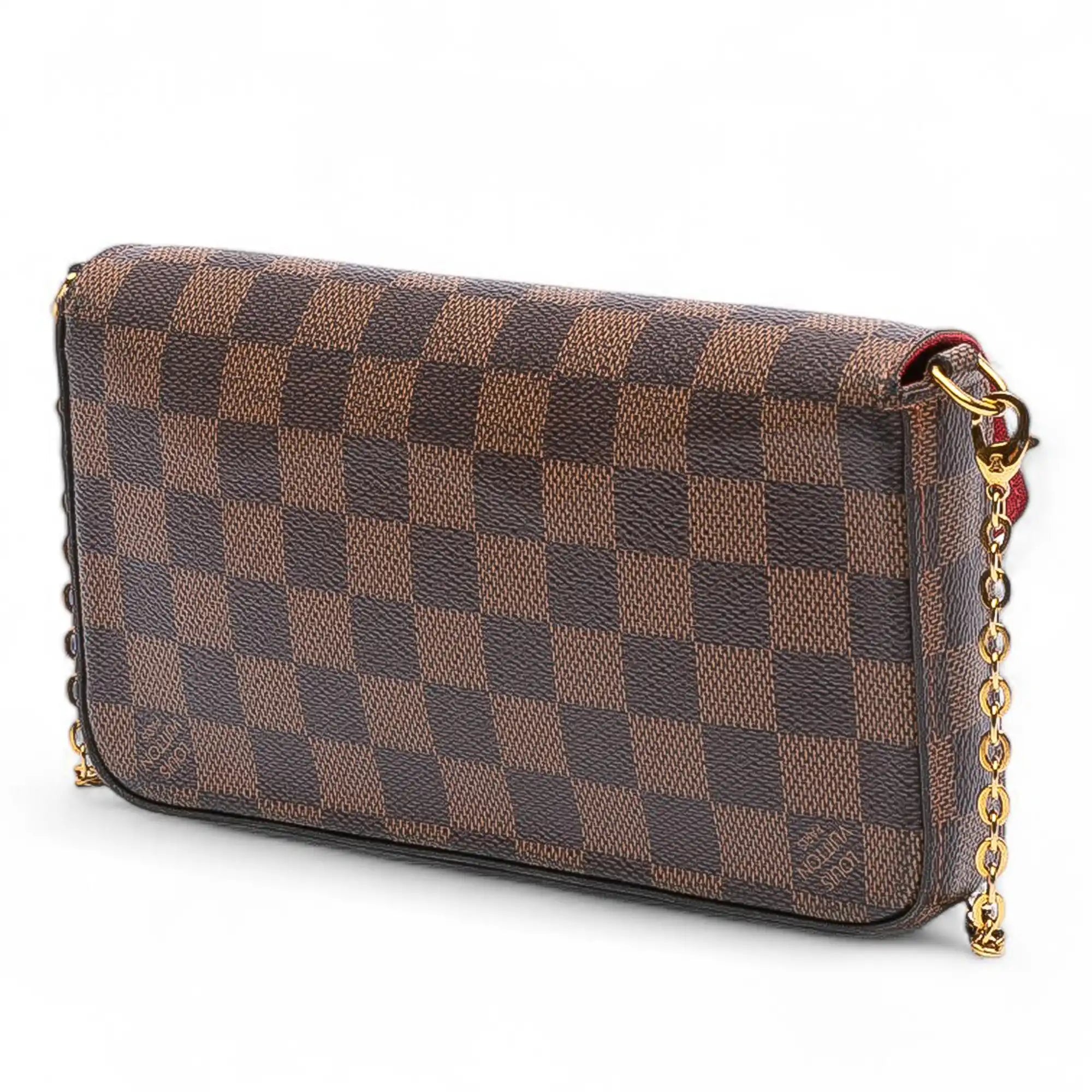 Louis Vuitton Pochette Félicie Damier Ebene Canvas
