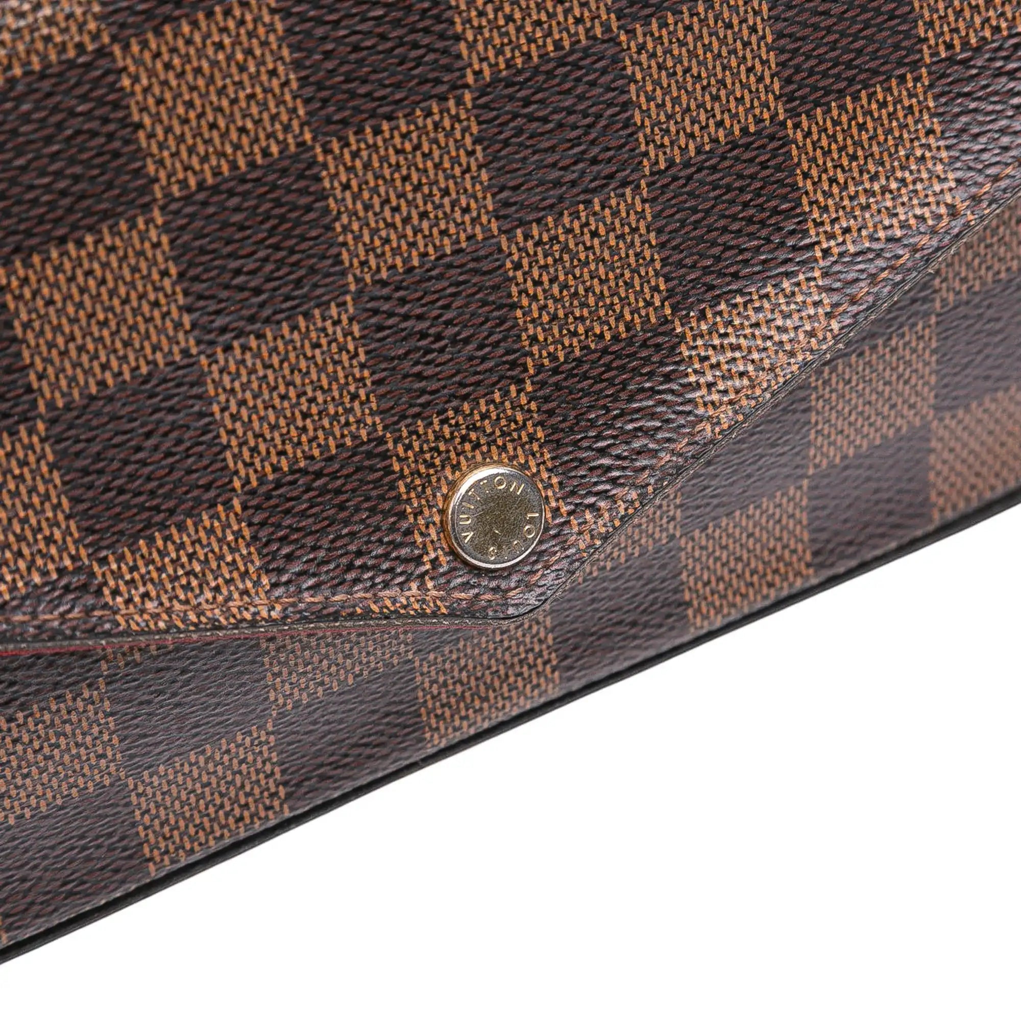 Louis Vuitton Pochette Félicie Damier Ebene Canvas