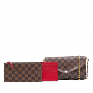 Louis Vuitton Pochette Félicie Damier Ebene Canvas