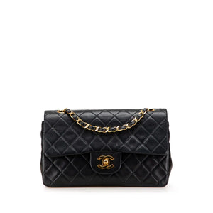 Chanel Classic Double Flap Small Black Lambskin Gold