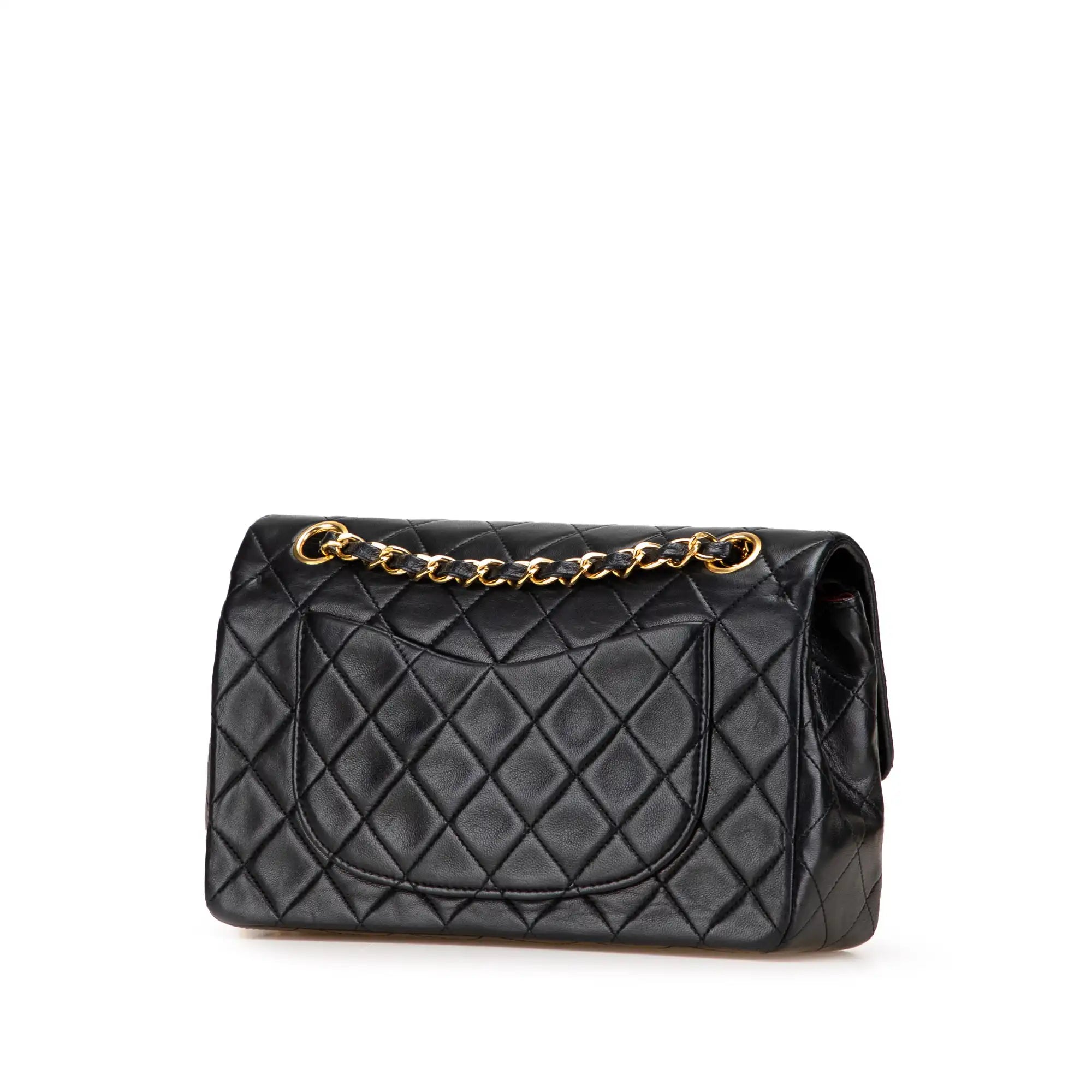Chanel Classic Double Flap Small Black Lambskin Gold