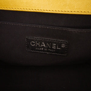 Chanel Boy Medium Yellow Calfskin Ruthenium