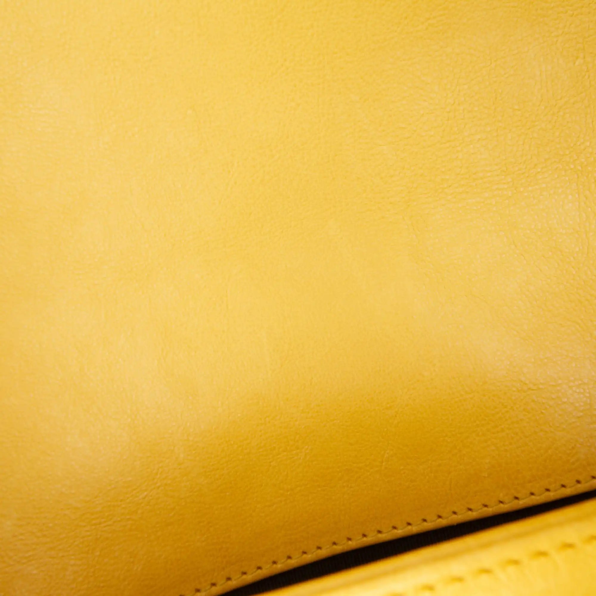 Chanel Boy Medium Yellow Calfskin Ruthenium