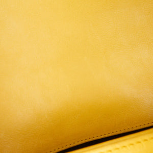 Chanel Boy Medium Yellow Calfskin Ruthenium