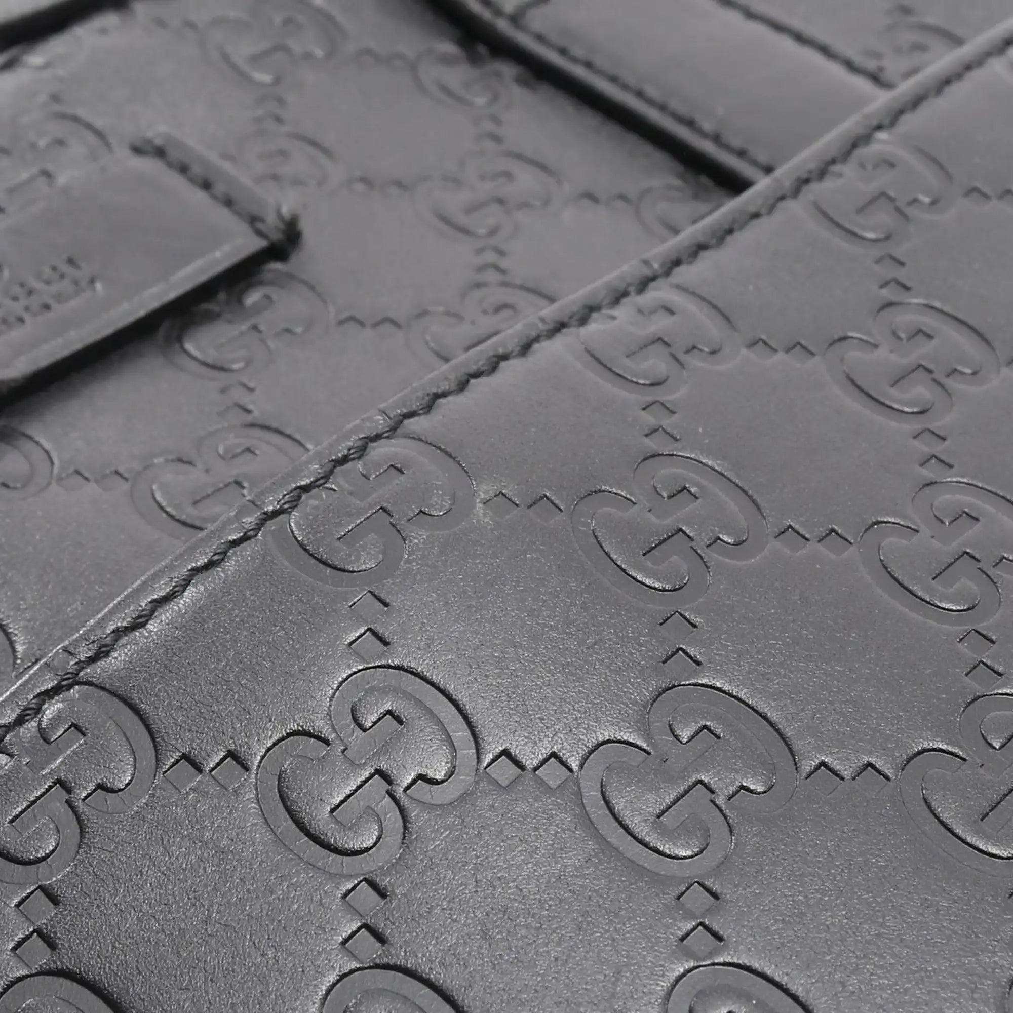 Gucci Business Bag Black Guccissima