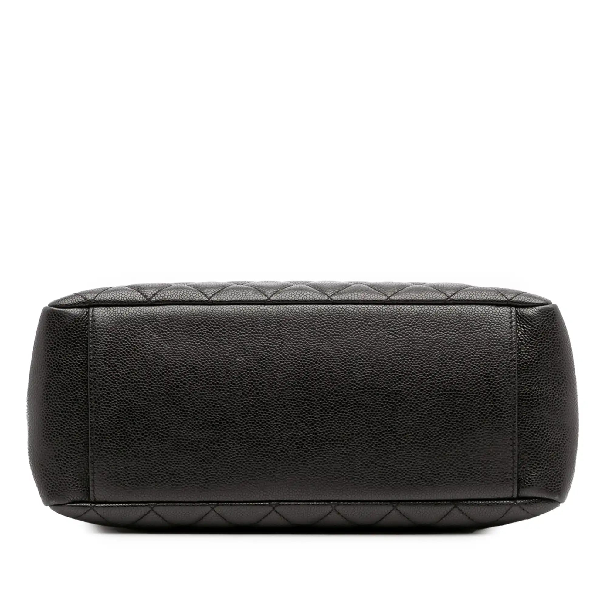 Chanel GST Black Caviar Silver